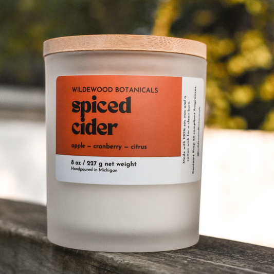Wildewood Botanicals - Spiced Cider Soy Candle