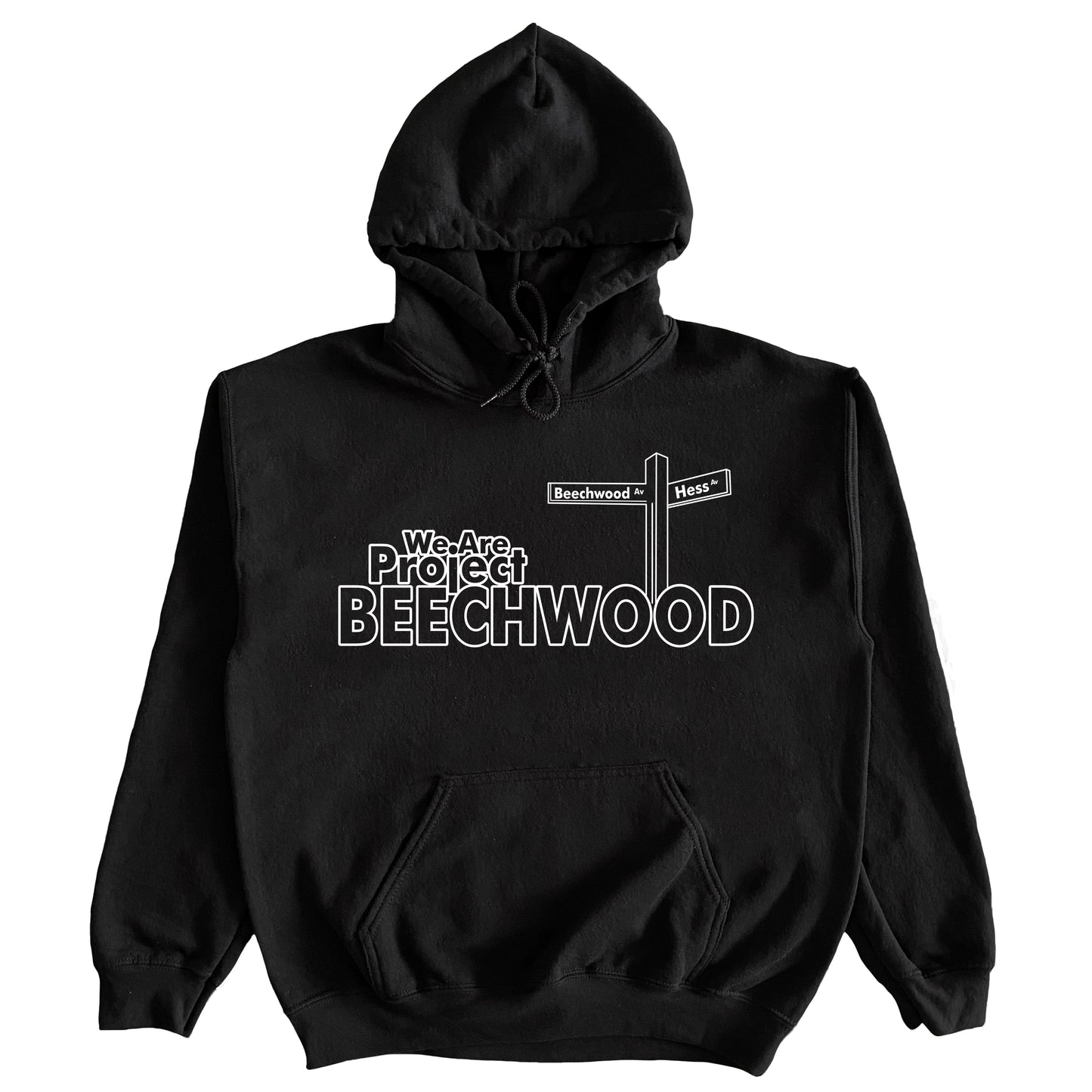 WE ARE PROJECT BEECHWOOD HOODIE - BLACK