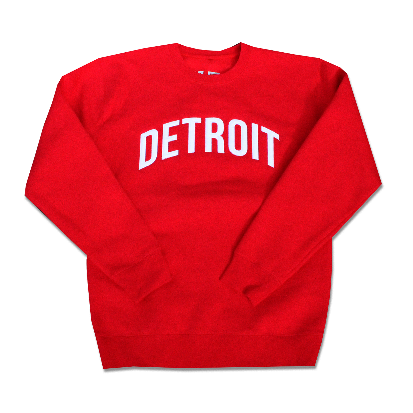 DETROIT FELT CREWNECK - RED