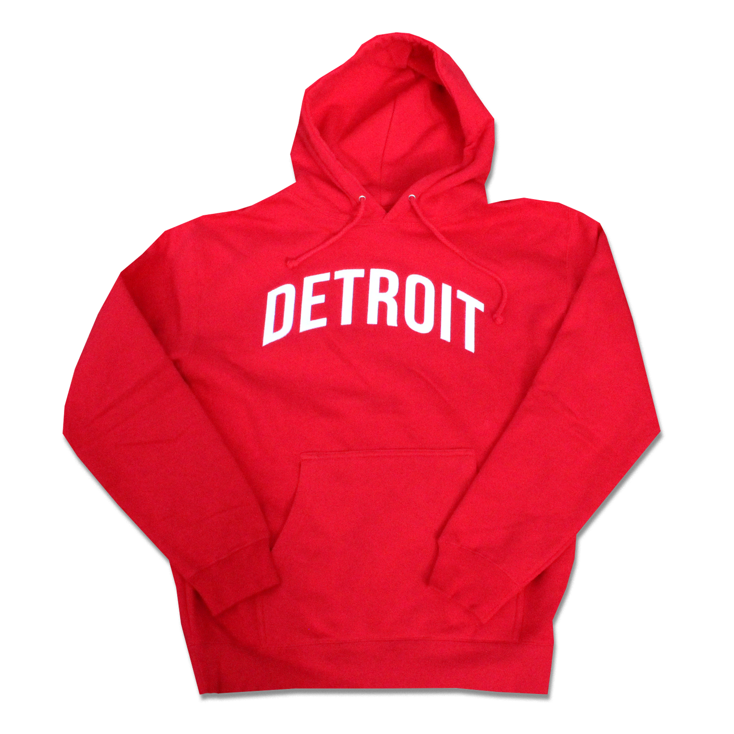 DETROIT FELT HOODIE - RED