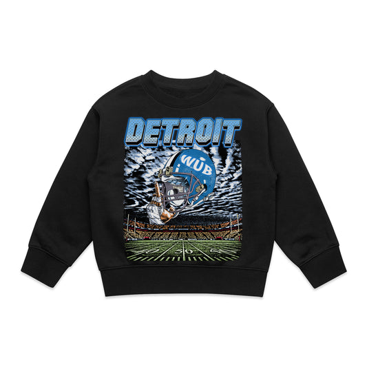 Detroit Wub Toddler / Kids Sizes Crewneck - Black