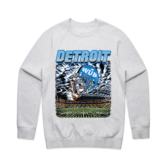 Detroit Wub Crewneck Sweatshirt - Ash Grey