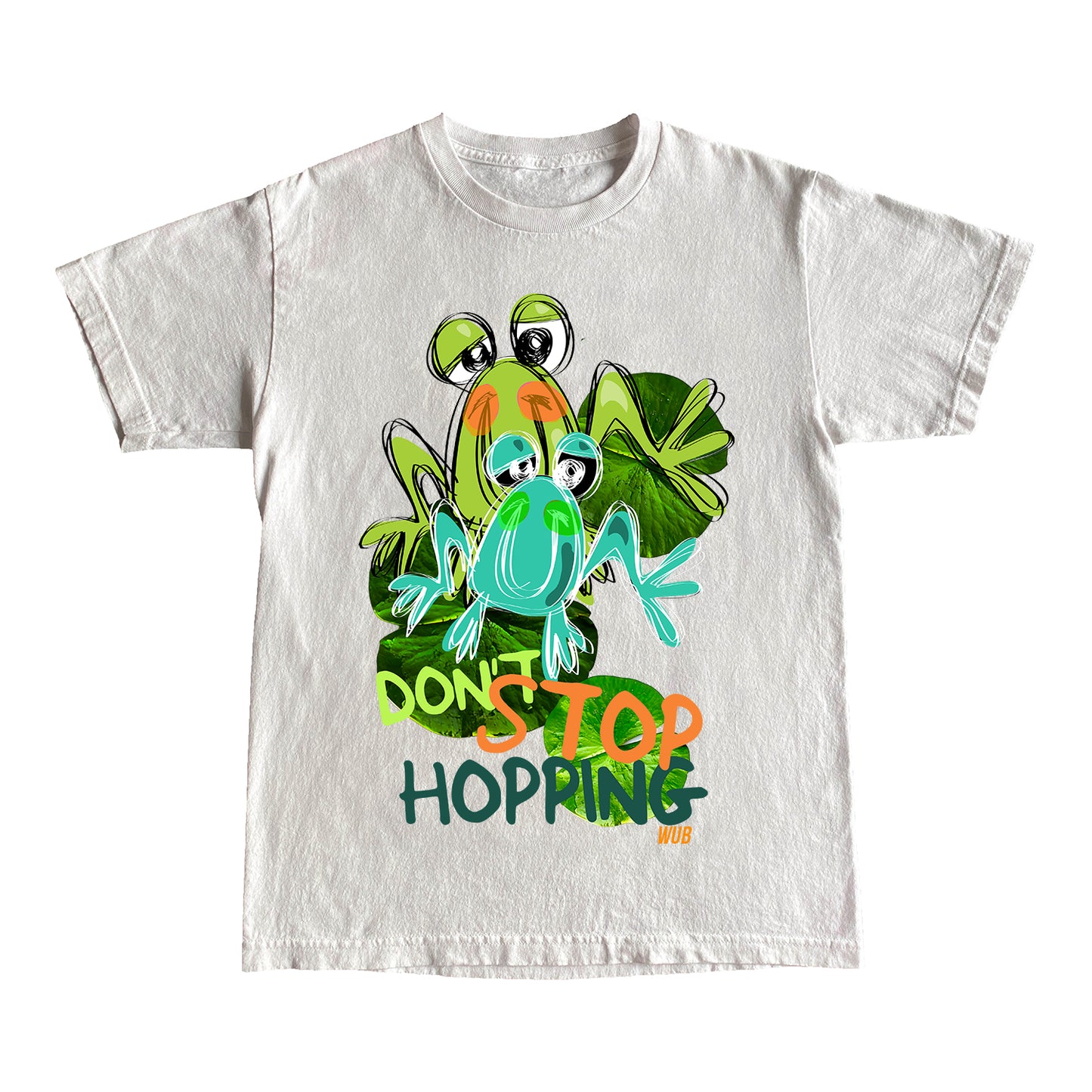 DONT STOP HOPPIN TEE - WHITE