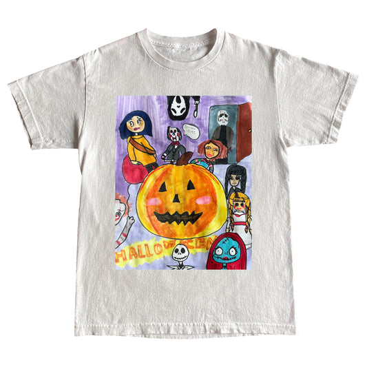 FIONAS HALLOWEEN TEE - WHITE