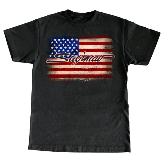 SAGINAW 4th OF JULY TEE - BLACK