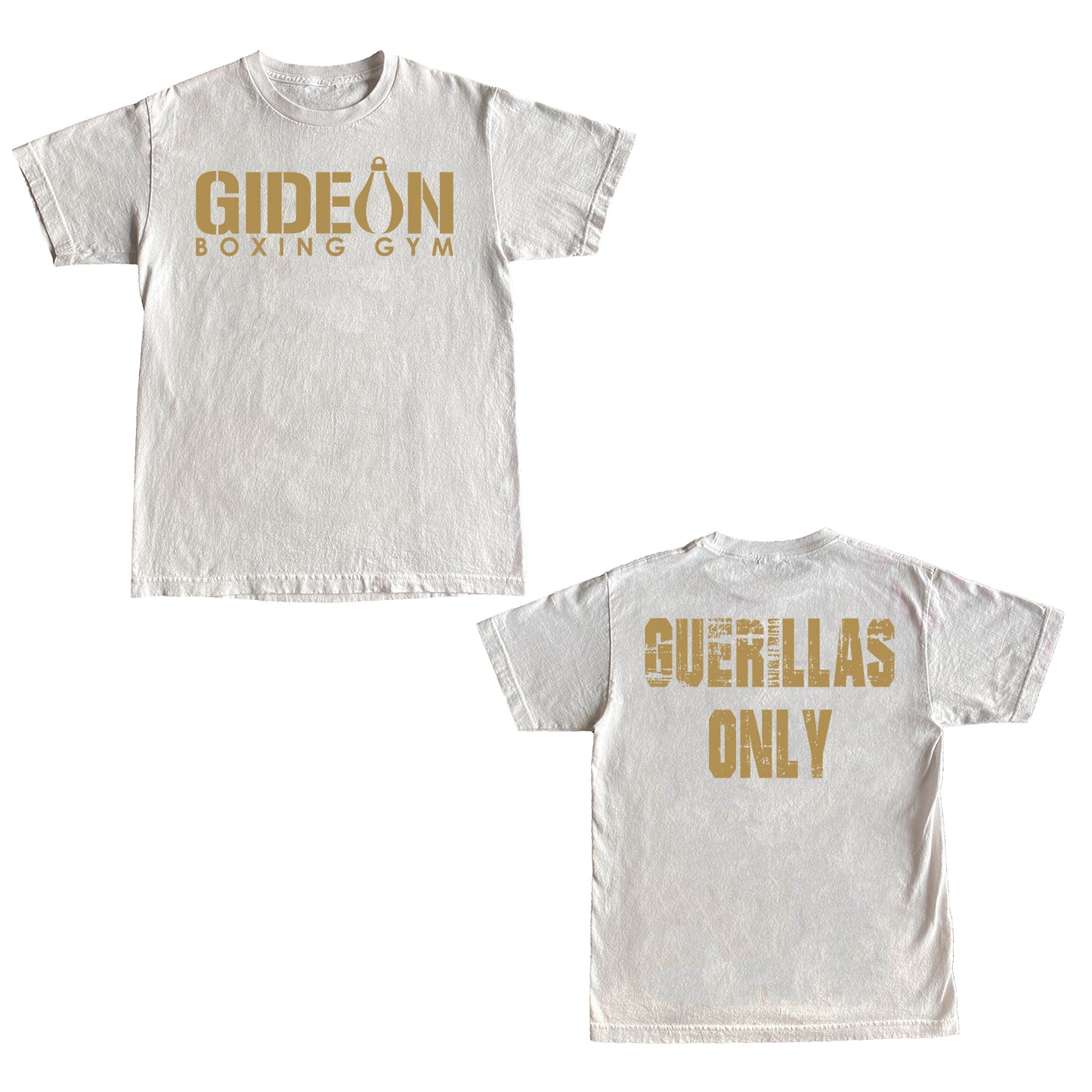 Gideon Boxing Guerillas Only T-Shirt - White
