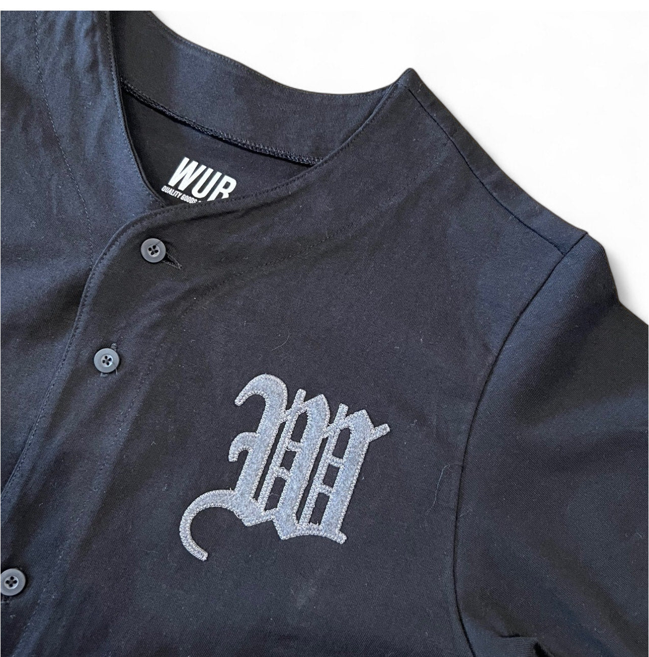 Wub Athletics Baseball Shirt - Black