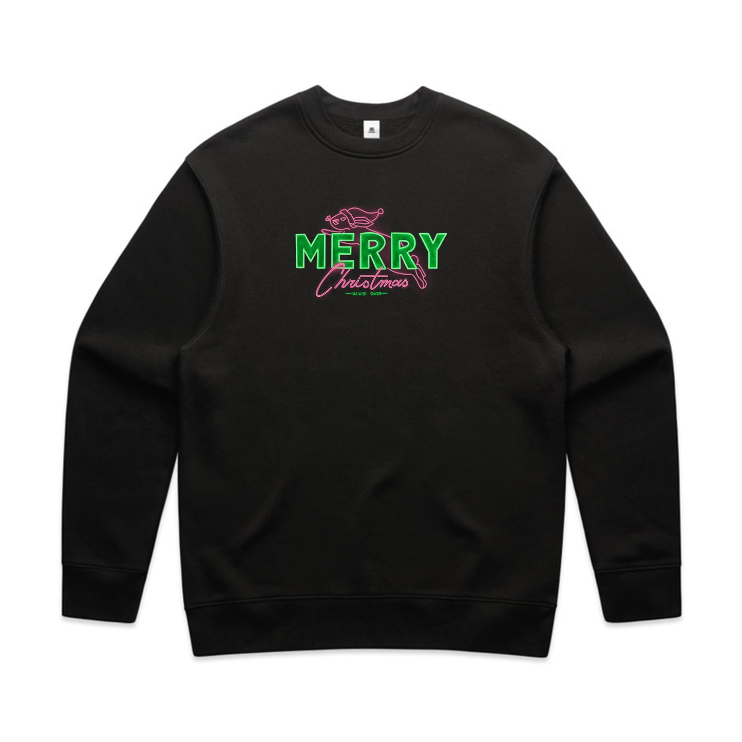 WUB CHRISTMAS 2025 CREWNECK - BLACK