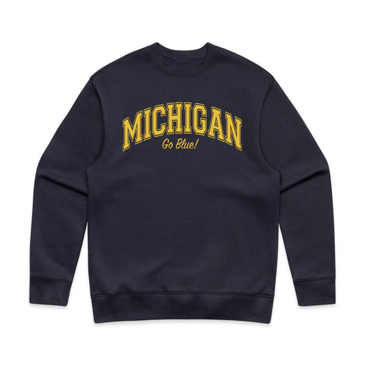 Go Blue Crewneck - Navy