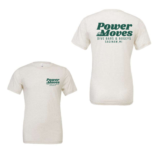 Power Moves Dive Bar Shirt - Oatmeal Heather