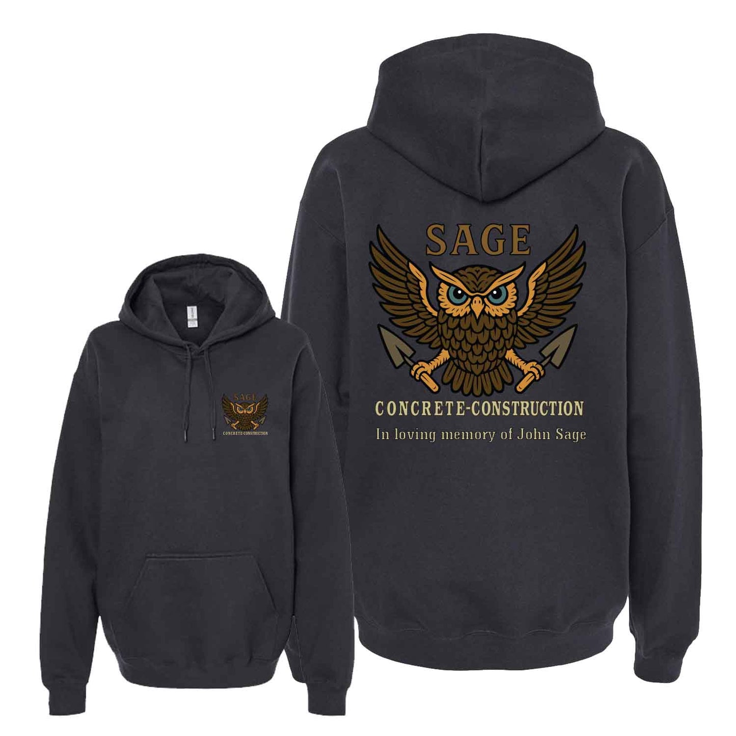 John Sage Memorial Hoodie - Black