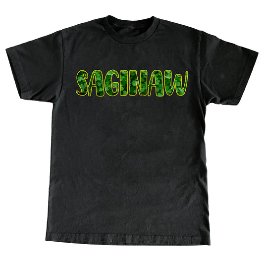 Saginaw Clover Tee - Black