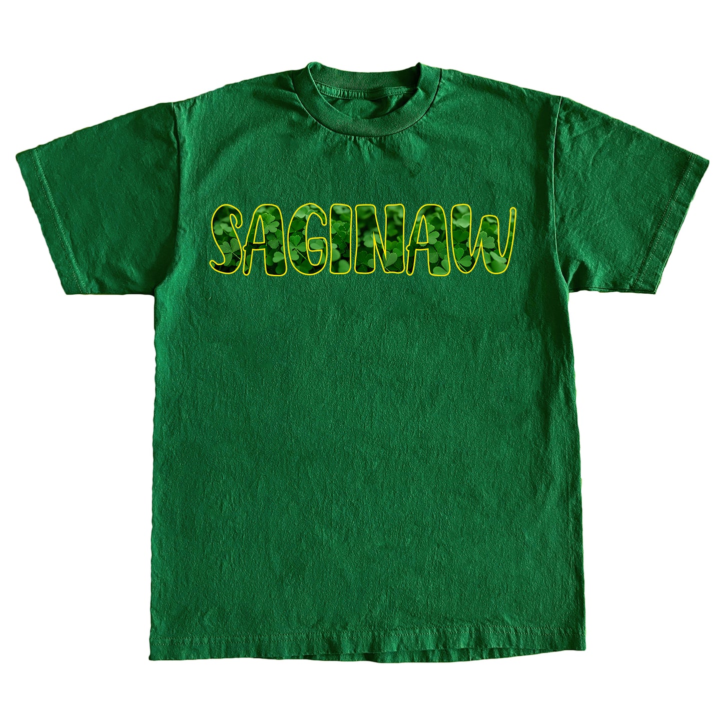 Saginaw Clover Tee - Kelly Green