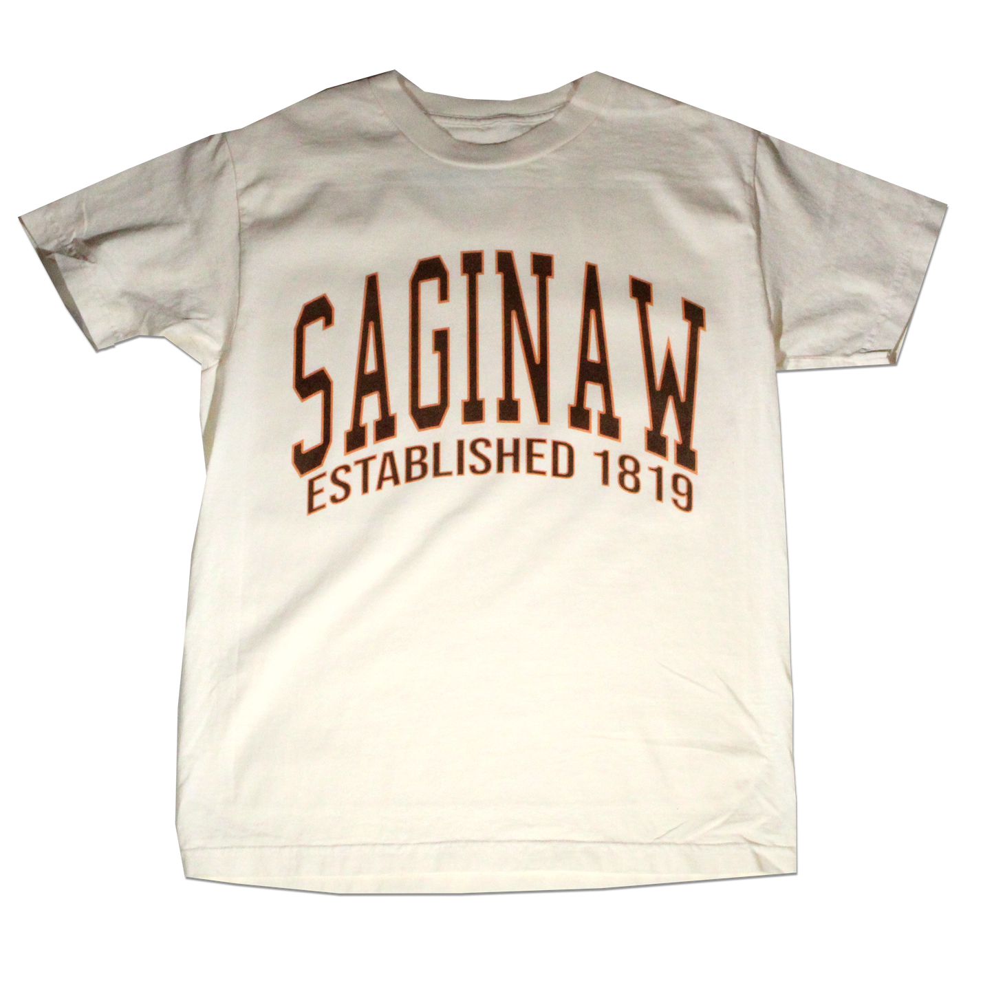 SAGINAW ESTABLISHED TEE - CREAM