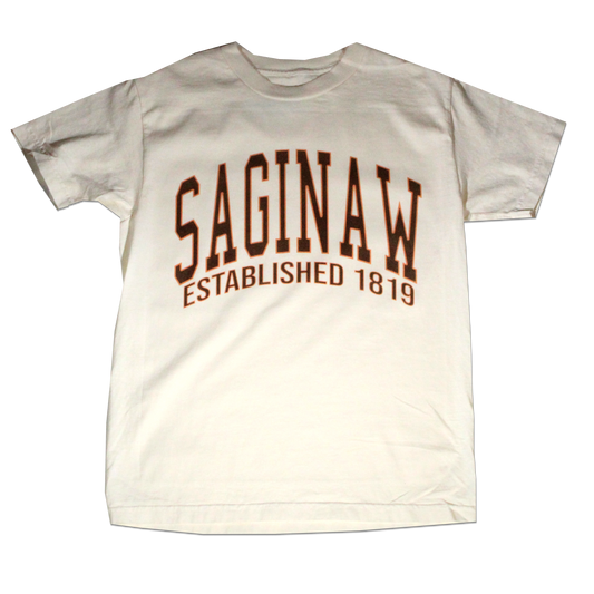 SAGINAW ESTABLISHED TEE - CREAM