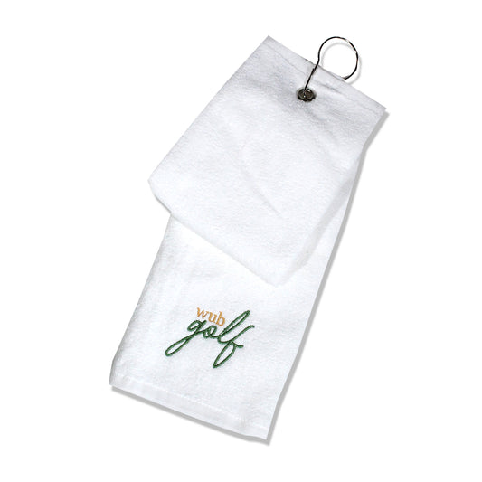 Wub Golf Towel - White
