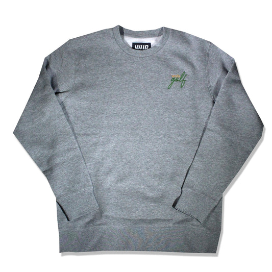 Find Your Peace Golf Crewneck - Sport Grey