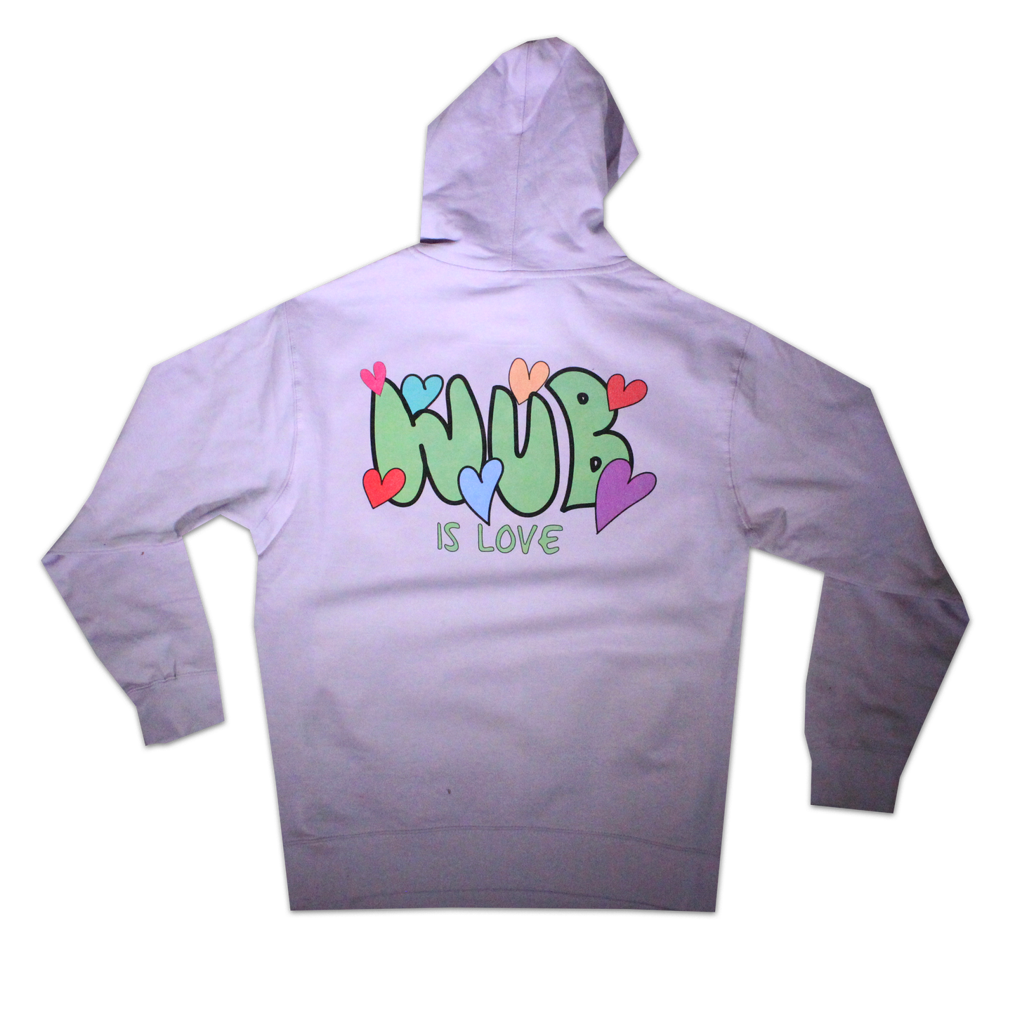 WUB IS LOVE HOODIE - LAVENDER