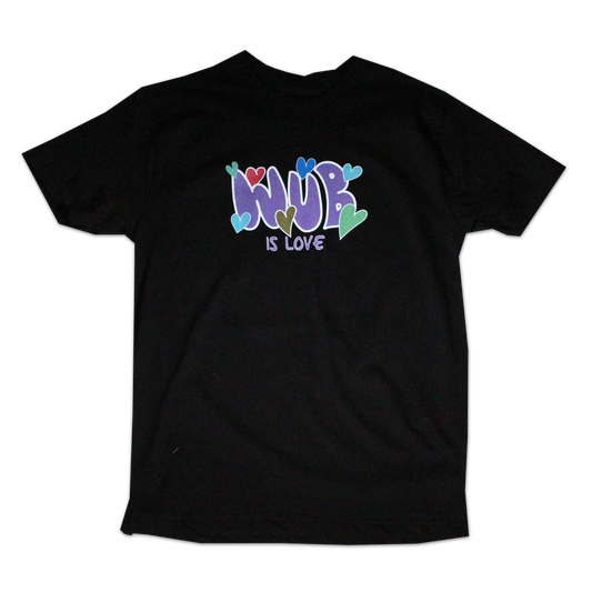 WUB IS LOVE TEE - BLACK