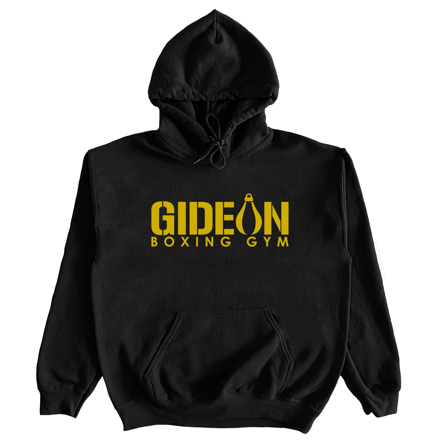 Gideon Boxing Logo Embroidered Hoodie - Black