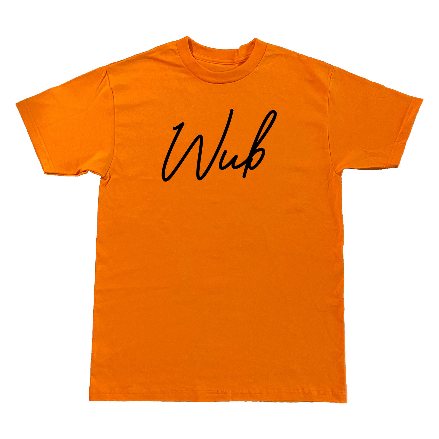 Wub Script Tee - Orange