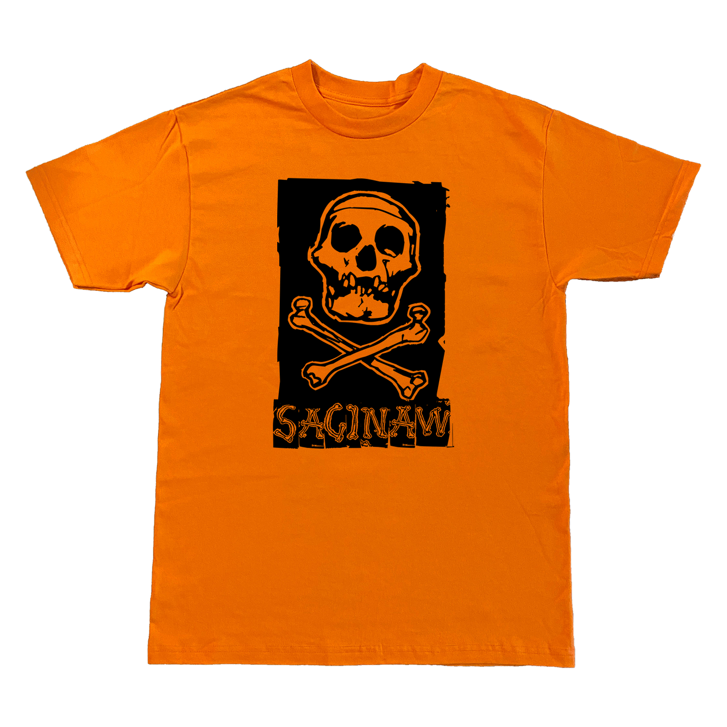 Saginaw Bones Tee - Orange