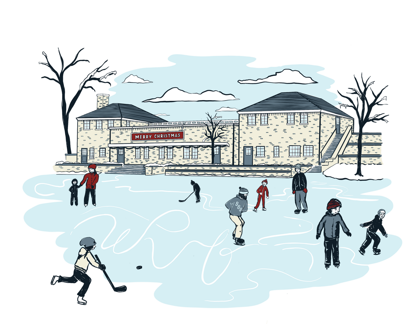 WUB CHRISTMAS 2024 LONGSLEEVE - CREAM