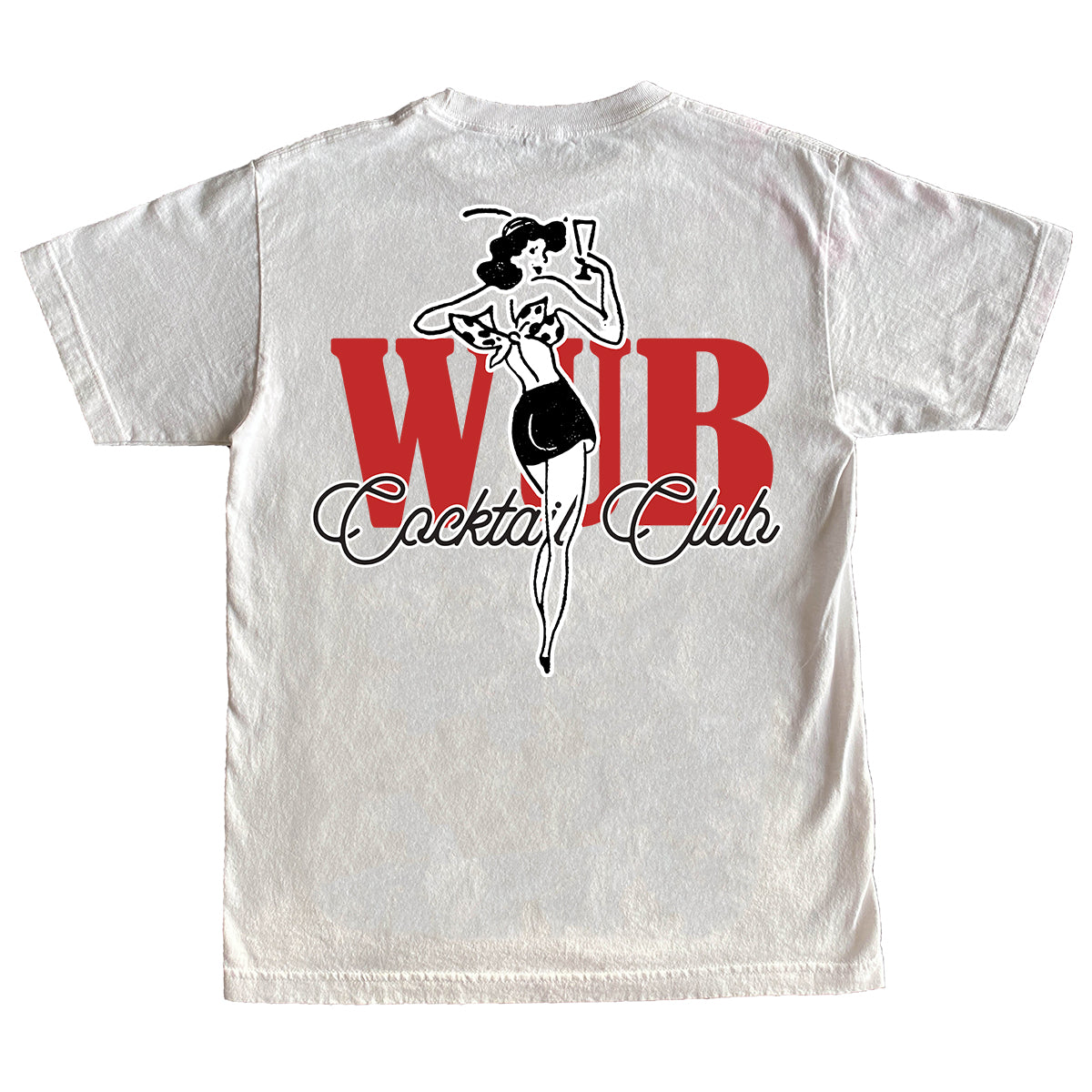 Cocktail Club Tee - White