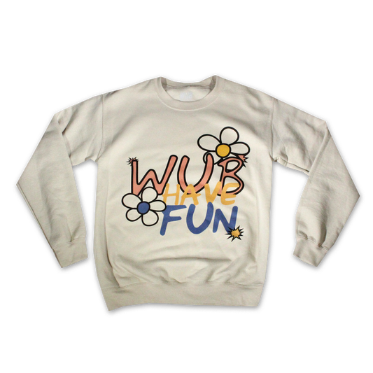 HAVE FUN CREWNECK - SAND