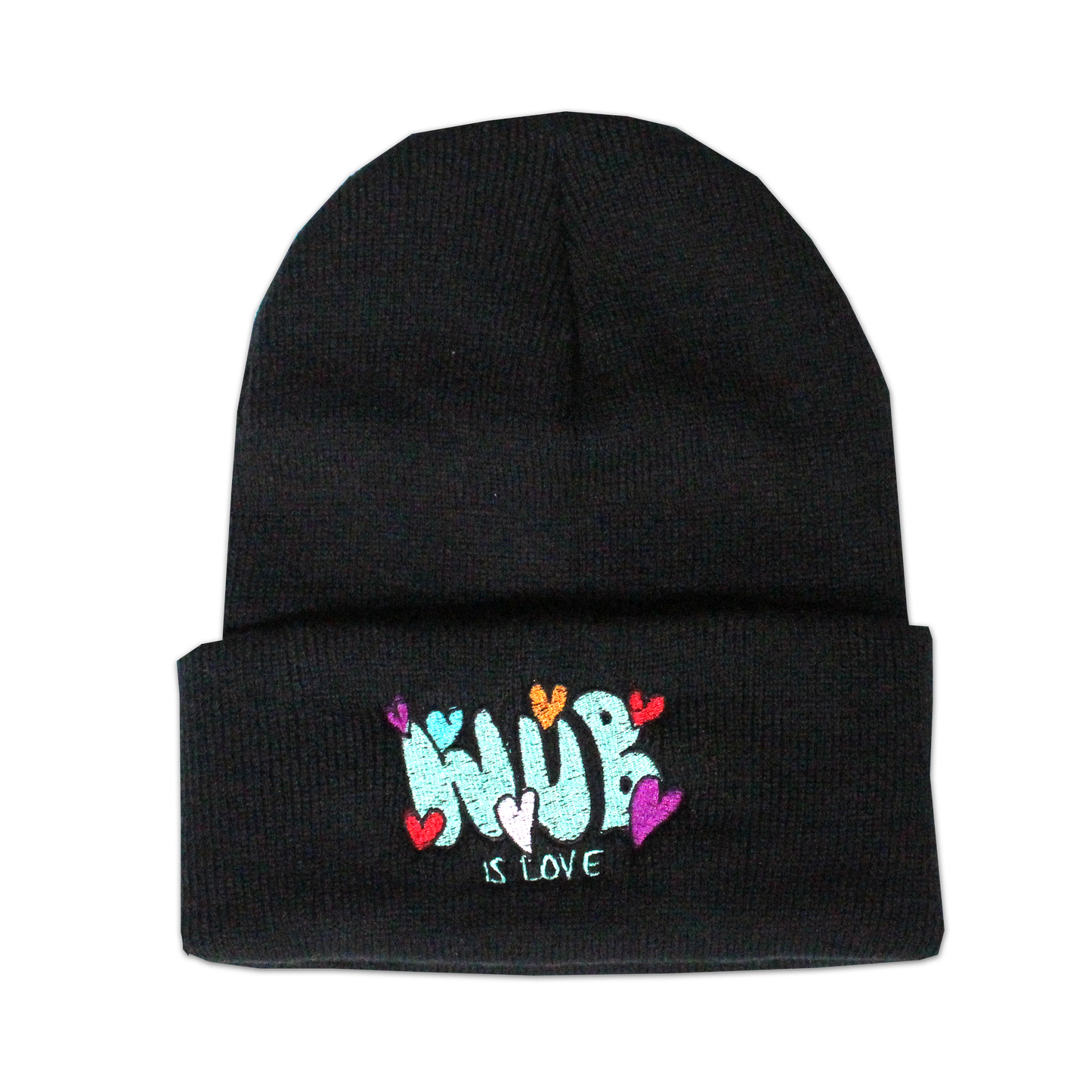 WUB IS LOVE BEANIE - BLACK