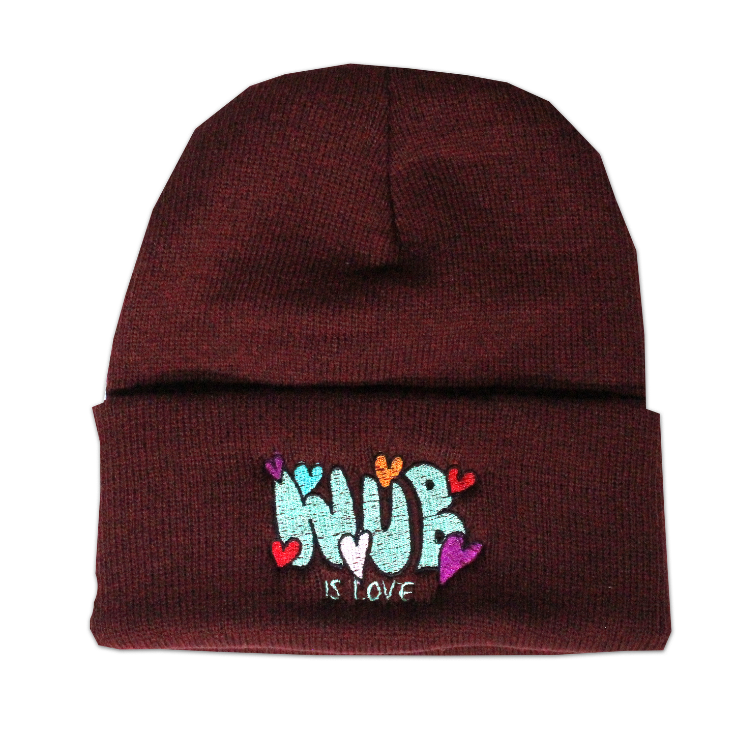 WUB IS LOVE BEANIE - MAROON