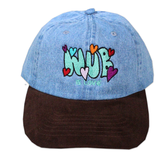WUB IS LOVE DENIM / SUEDE HAT