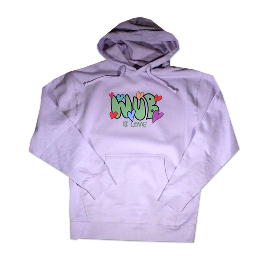 WUB IS LOVE HOODIE - LAVENDER