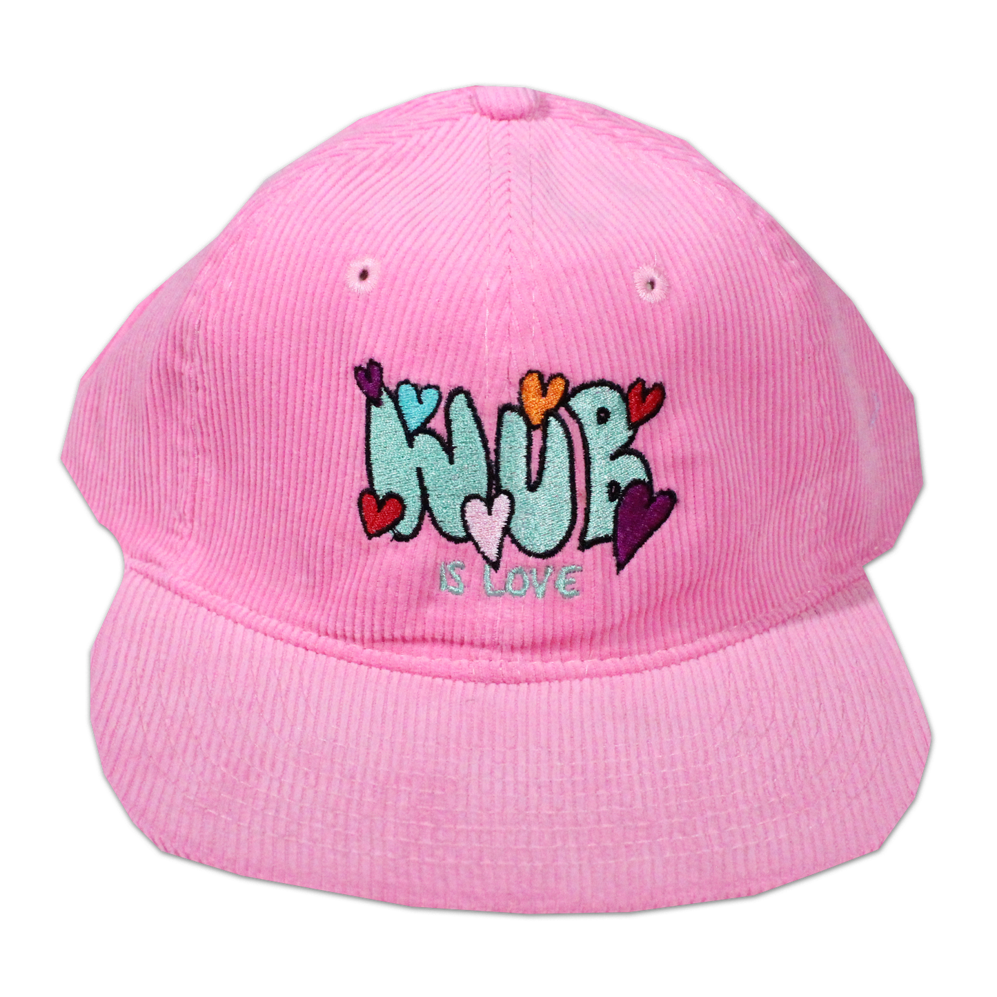 WUB IS LOVE CORDUROY 6-PANEL - NAVY