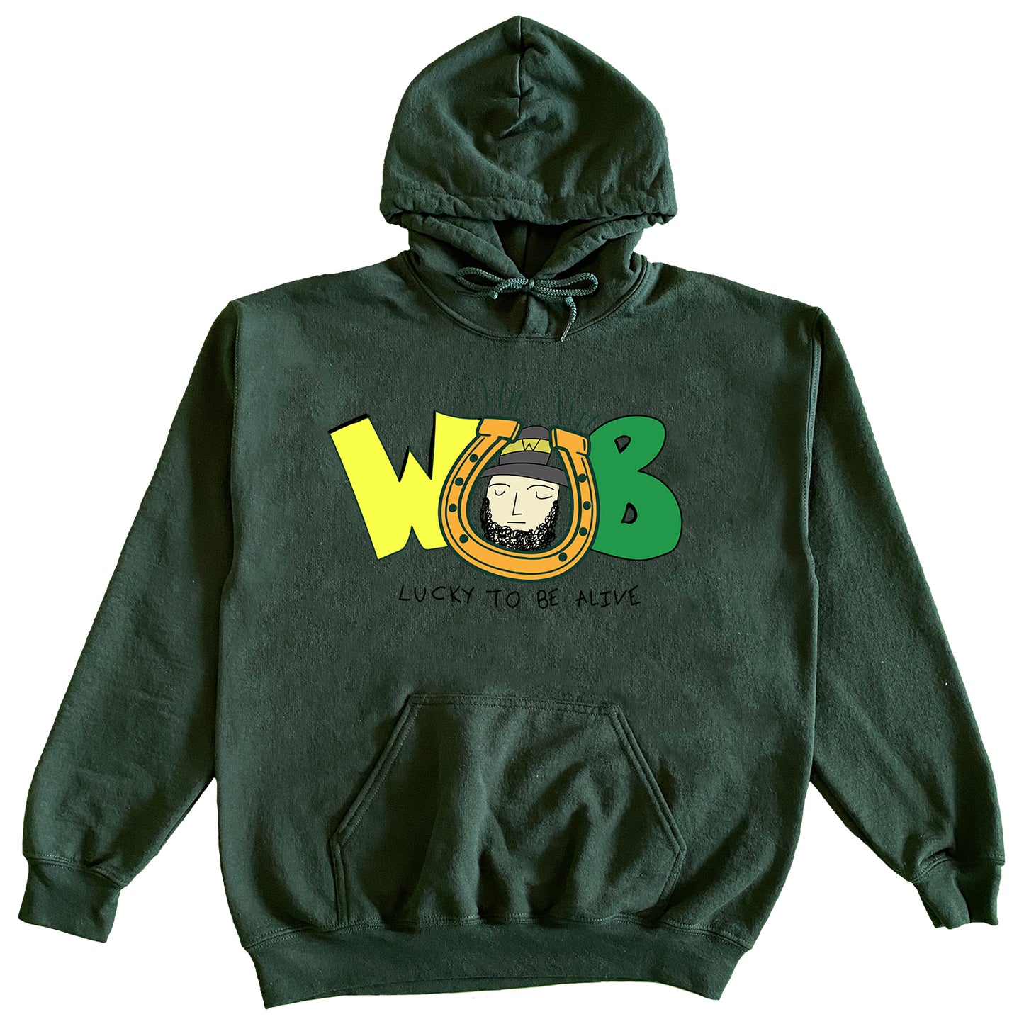 LUCKY TO BE ALIVE HOODIE - FORREST