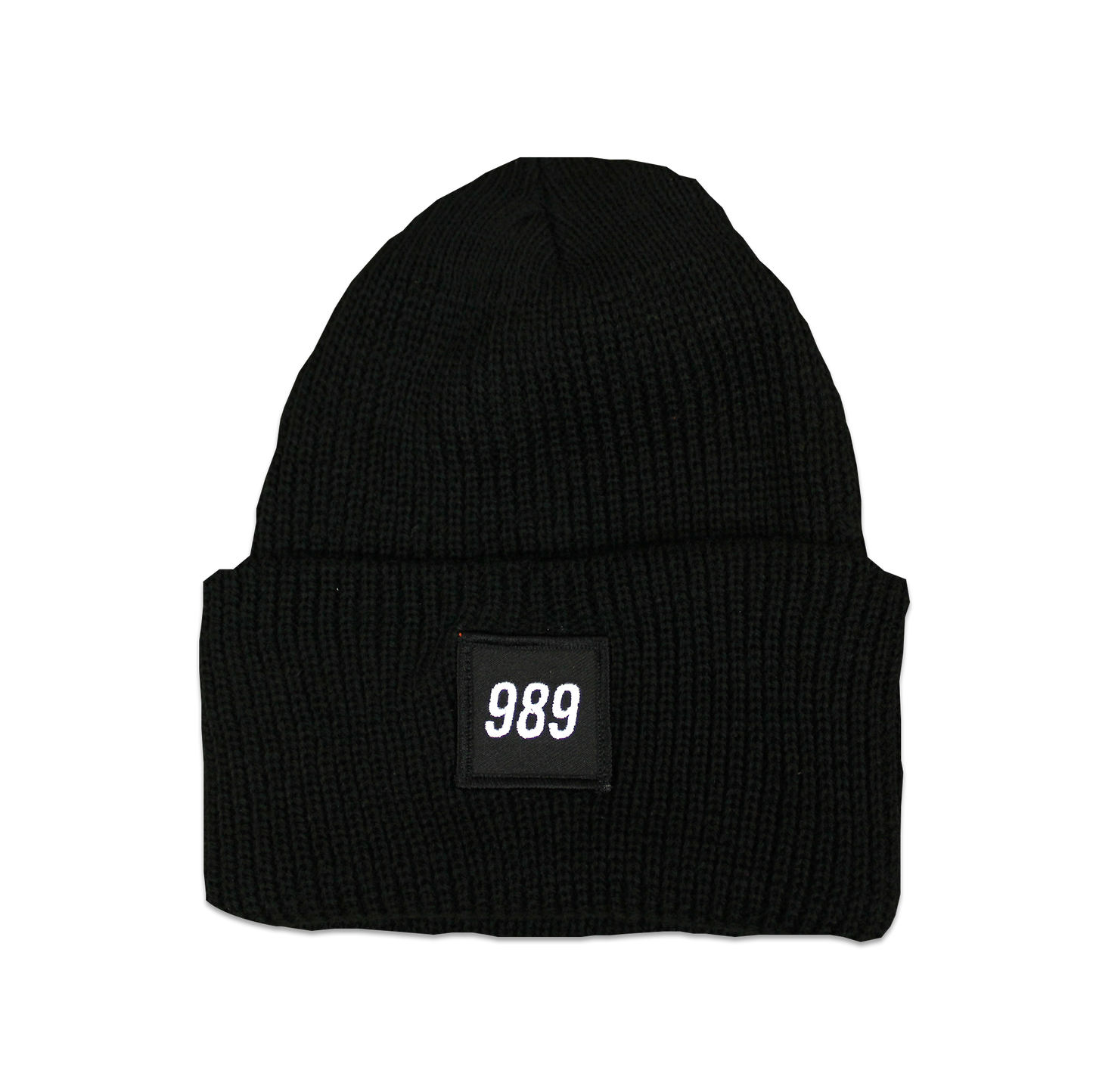 989 BEANIE - BLACK WAFFLE