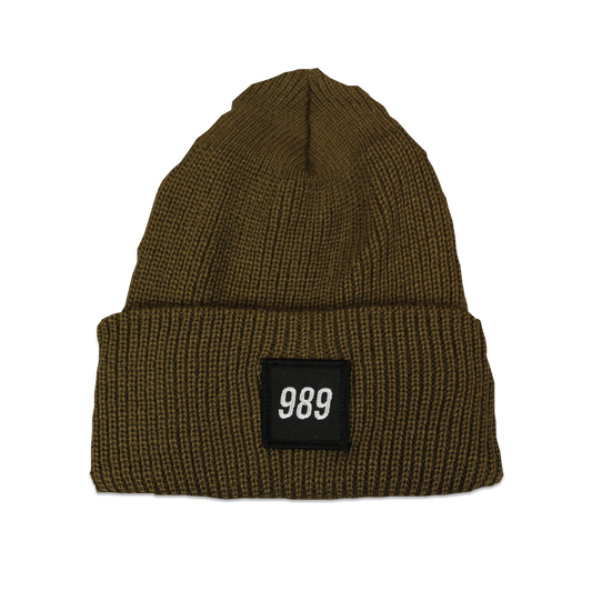 989 BEANIE - BROWN WAFFLE