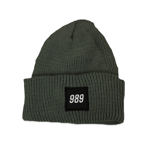 989 BEANIE - GREY WAFFLE