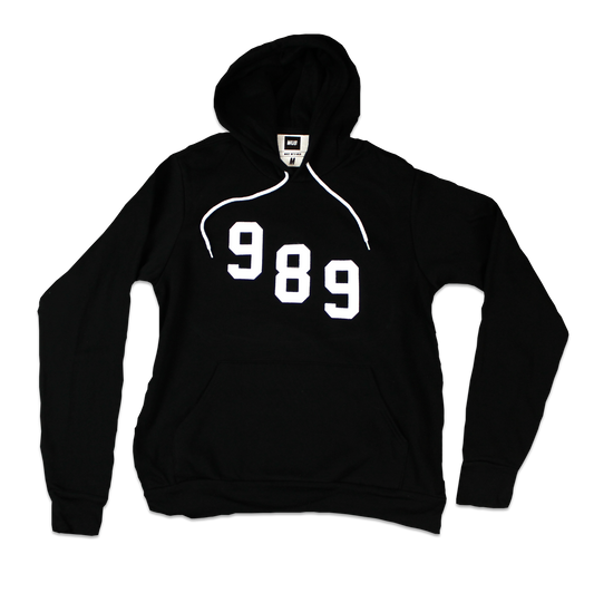 989 SPORTS FELT HOODIE - BLACK