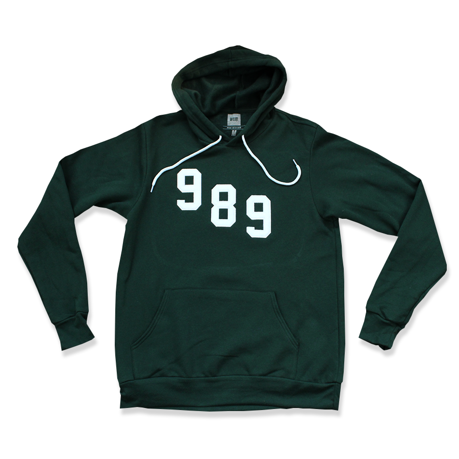 989 SPORTS FELT HOODIE - GREEN