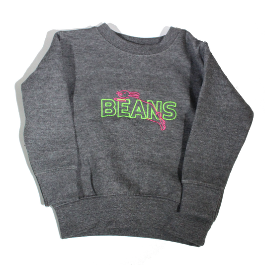 Beans Toddler Crewneck - Heather Grey