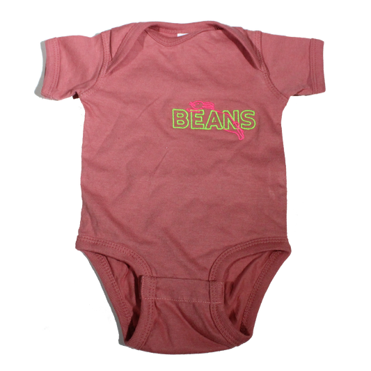 Beans Onesie - Mauve