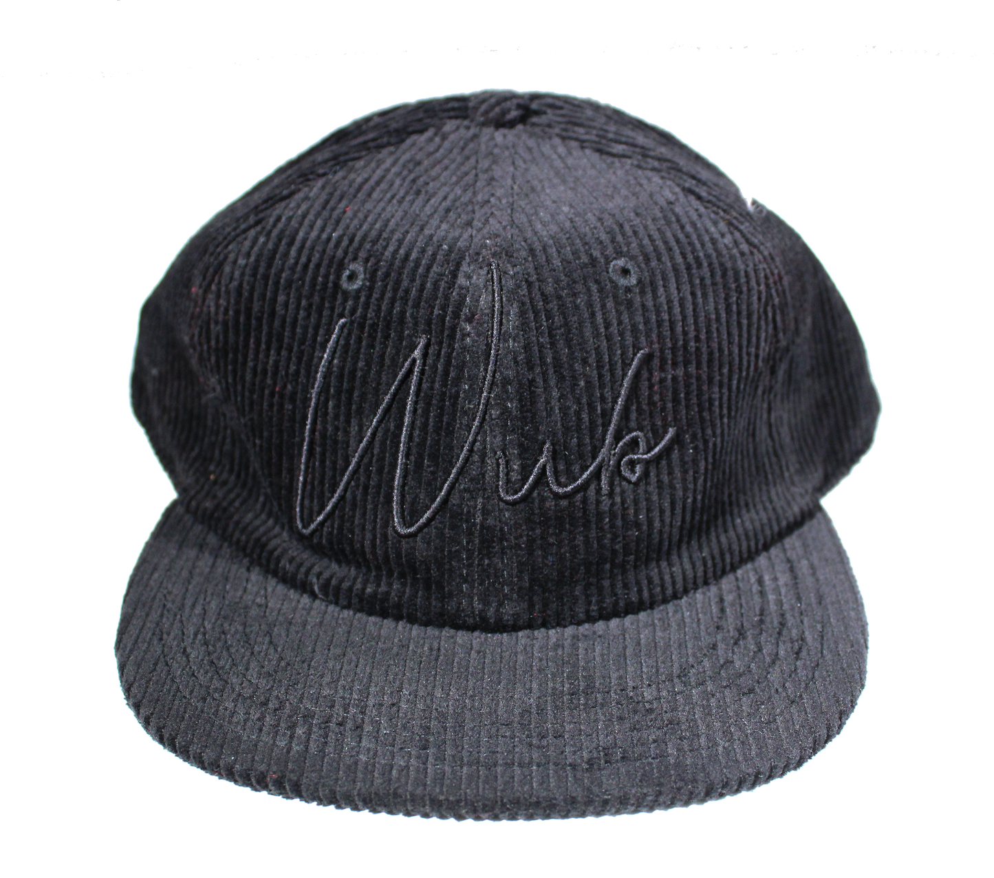 WUB 3D SCRIPT CODUROY 6-PANEL - BLACK
