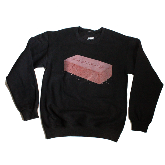 Saginaw Brick Crewneck - Black
