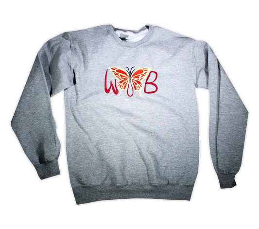WUBBERFLY CREWNECK - ASH GREY