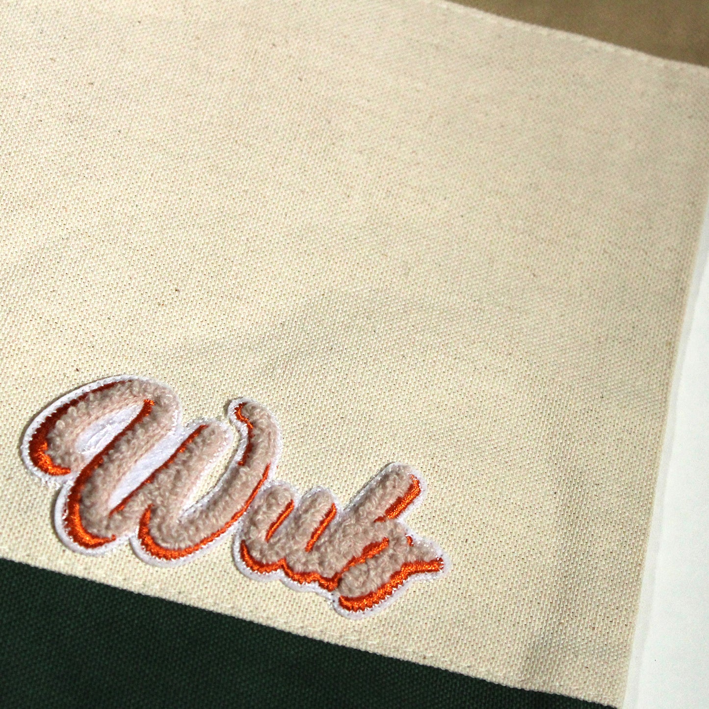 TRI TONE CHENILLE TOTE