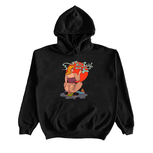 THE COMMANDMENT HOODIE - BLACK