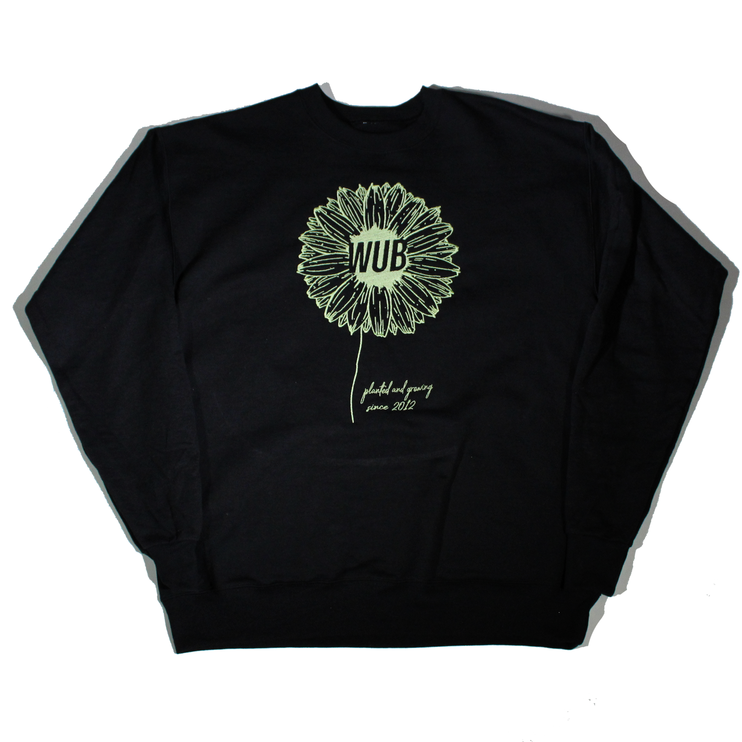 DAISY CREWNECK - BLACK