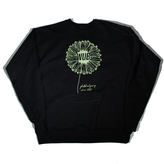 DAISY CREWNECK - BLACK