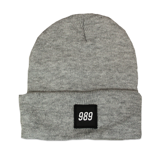 989 BEANIE - GREY KNIT